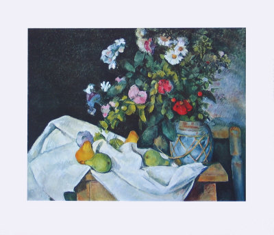 Still Life, Flowers And Fruit by Paul Cezanne Pricing Limited Edition Print image