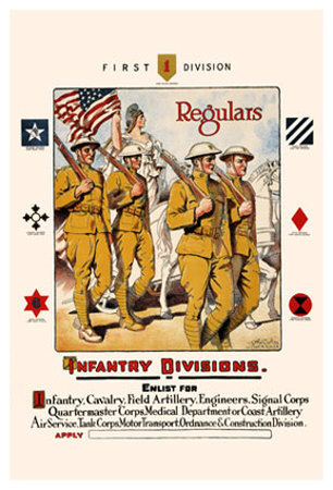 Regulars, Infantry Divisions by Otho Cushing Pricing Limited Edition Print image