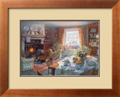 Sunday Tea-Time by Stephen Darbishire Pricing Limited Edition Print image