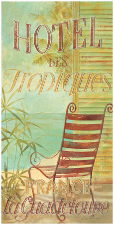 Hotel Des Tropiques by Fabrice De Villeneuve Pricing Limited Edition Print image
