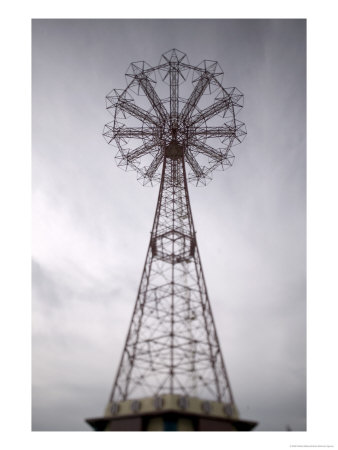 Parachute Jump Tower, Coney Island, Brooklyn, New York, Usa by Walter Bibikow Pricing Limited Edition Print image