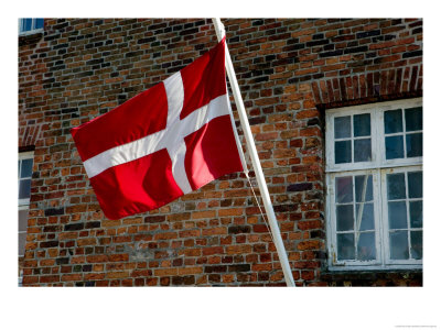 Danish Flag, Ribe, Jutland, Denmark by David Barnes Pricing Limited Edition Print image
