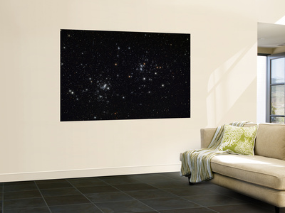 The Double Cluster In The Constellation Perseus by Stocktrek Images Pricing Limited Edition Print image