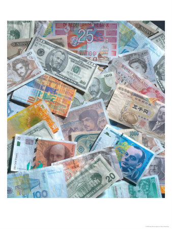 Various Currencies From Around The World by Steve Greenberg Pricing Limited Edition Print image