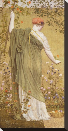 A Garden, 1869 by Albert Moore Pricing Limited Edition Print image