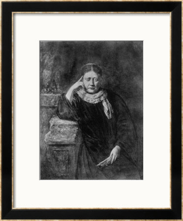 Helena Petrovna Blavatsky Russian Mystic Writer &C Circa 1889 by H. Schmiechen Pricing Limited Edition Print image