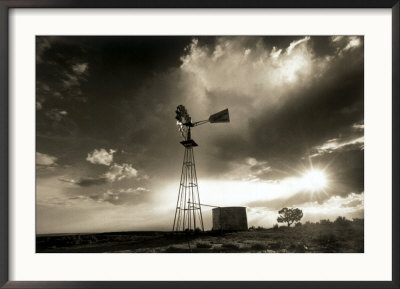 Windmill At Sunrise, New Mexico by Mike Mcgovern Pricing Limited Edition Print image