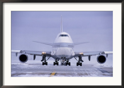 Airplane Steering Through Snow, Chicago, Il by Peter Schulz Pricing Limited Edition Print image