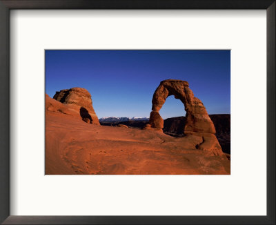 Delicate Arch Of Arches National Monument In Moab by Barry Tessman Pricing Limited Edition Print image