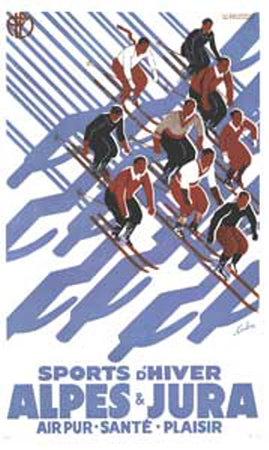 Sports D'hiver by Eric De Coulon Pricing Limited Edition Print image