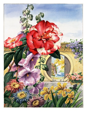 Portrait Of Flowers Native To China by National Geographic Society Pricing Limited Edition Print image