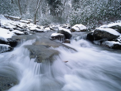 Water Flows Over Rocks In River by Pat O'hara Pricing Limited Edition Print image