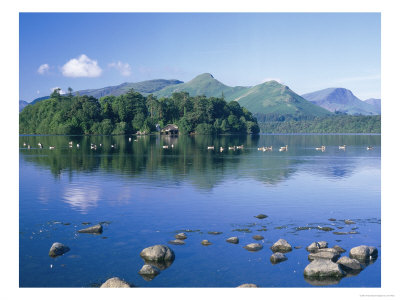 Derwent Water, Keswick, Cumbria, Uk by Ian West Pricing Limited Edition Print image