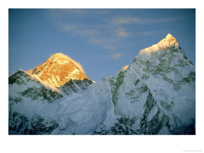 Mt. Everest, (Left Hand Side) Nepal by Mary Plage Pricing Limited Edition Print image
