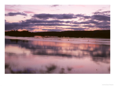 Lake At Dusk, Sweden by Philippe Henry Pricing Limited Edition Print image