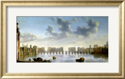 Old London Bridge by Claude De Jongh Pricing Limited Edition Print image
