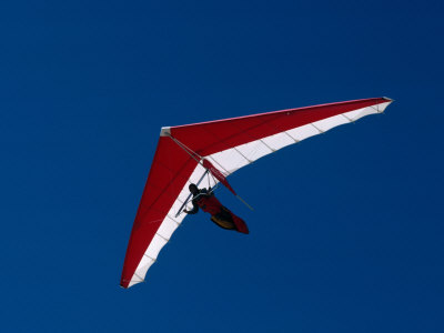Hang Gliding Above The Marina Dunes In Monterey Bay, California, Usa by Lee Foster Pricing Limited Edition Print image