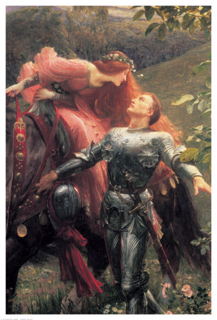 La Belle Dame Sans Merci (Detail) by Frank Bernard Dicksee Pricing Limited Edition Print image