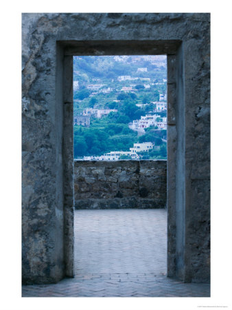 Castle Doorway Of 15Th Century Castello Aragonese, Ischia, Campania, Italy by Walter Bibikow Pricing Limited Edition Print image