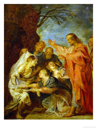 Resurrection Of Lazarus, Sketch For The Berlin Painting Destroyed In 1945 by Peter Paul Rubens Pricing Limited Edition Print image