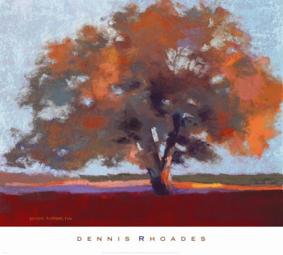 Twilight Oak Ii by Dennis Rhoades Pricing Limited Edition Print image
