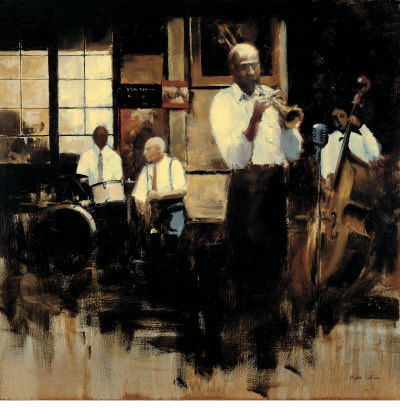 French Quarter Jazz by Myles Sullivan Pricing Limited Edition Print image