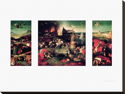 Triptych: The Temptation Of St. Anthony by Hieronymus Bosch Pricing Limited Edition Print image