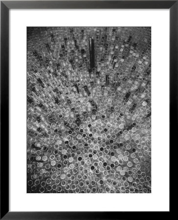 Hundreds Of Test Tubes Set Up To Symbolize The Lengthy Search For Polio Vaccine by Andreas Feininger Pricing Limited Edition Print image