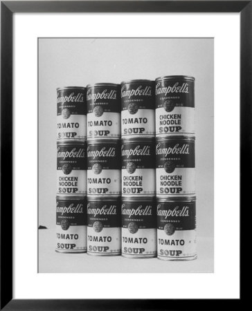 Campbell's Soup Cans Being Used As Example Of Pop Culture by Yale Joel Pricing Limited Edition Print image