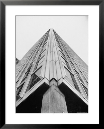 Modern Steel And Glass Seagram's Office Building On Park Ave. Designed By Mies Vanderrohe by Frank Scherschel Pricing Limited Edition Print image