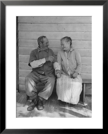 Elderly Couple Holding Hands by Peter Stackpole Pricing Limited Edition Print image