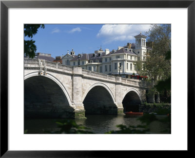 Bridge And River Thames, Richmond, Surrey, England, United Kingdom, Europe by Richardson Rolf Pricing Limited Edition Print image