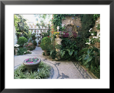 Patio In Private House During Annual Patio Competition, Cordoba, Andalucia, Spain by Rob Cousins Pricing Limited Edition Print image