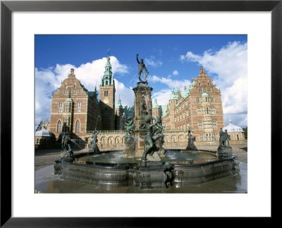 Neptune Fountain, Hillerod-Frederiksborg Slot (Castle), Zealand, Denmark, Scandinavia by Ken Gillham Pricing Limited Edition Print image