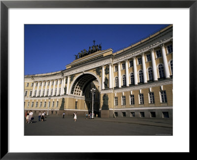 Former General Staff Building And Triumphal Arch Surrounds Palace Square, St. Petersburg, Russia by Ken Gillham Pricing Limited Edition Print image