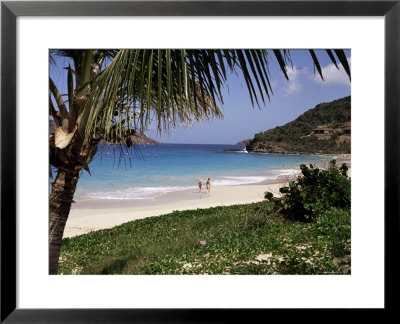 Beach At Anse Des Flamands, St. Barthelemy, West Indies, Central America by Ken Gillham Pricing Limited Edition Print image