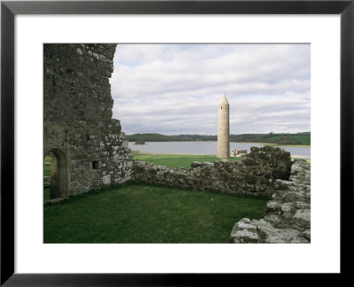 Early Christian Buildings, Devenish Island, County Fermanagh, Northern Ireland by Michael Jenner Pricing Limited Edition Print image