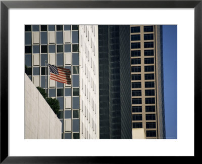 Stars And Stripes And Skyscrapers, Dallas, Texas, Usa by Christopher Rennie Pricing Limited Edition Print image