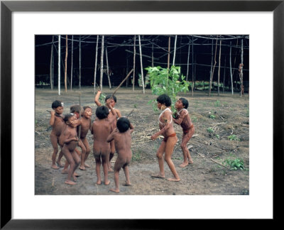Yanomami Children, Brazil, South America by Robin Hanbury-Tenison Pricing Limited Edition Print image