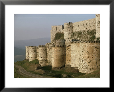 The Krak Des Chevaliers, Crusader Castle, Syria, Middle East by Adam Woolfitt Pricing Limited Edition Print image