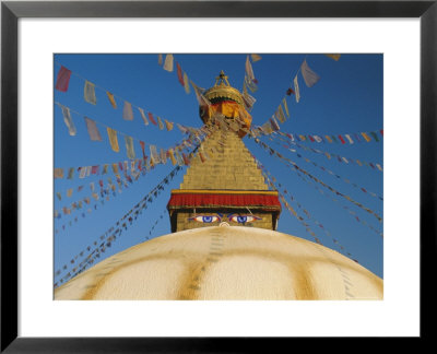Bodhnath Stupa (Bodnath, Boudhanath) The Largest Buddhist Stupa In Nepal, Kathmandu, Nepal by Gavin Hellier Pricing Limited Edition Print image