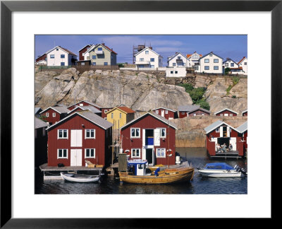 Fishing Cottages, Smogen, Sweden by Walter Bibikow Pricing Limited Edition Print image