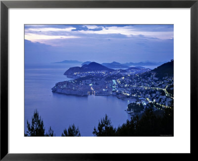 Walled Old City Of Dubrovnik, Croatia by Alan Copson Pricing Limited Edition Print image