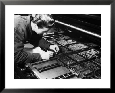 Printer At The Newspaper Printing Facility Of The Daily Il Resto Del Carlino Of Bologna by A. Villani Pricing Limited Edition Print image