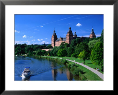 Renaissance Johannisburg Castle On Banks Of Main River In Town Of Aschaffenburg, Bavaria, Germany by Dennis Johnson Pricing Limited Edition Print image