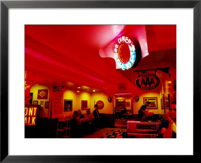 Interior Of 66 Diner On E, Central Avenue, Route 66, Albuquerque, New Mexico by Witold Skrypczak Pricing Limited Edition Print image