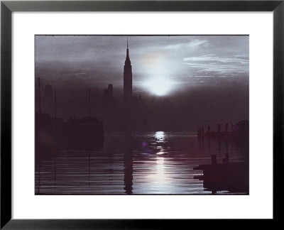 Empire State Building At Sunrise, New York, New York by Peter J. Eckel Pricing Limited Edition Print image