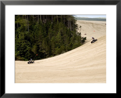 4X4 Atv Racing On Sand Dunes Of Oregon Dunes Nra, Honeyman State Park by Emily Riddell Pricing Limited Edition Print image
