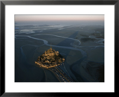 Aerial View Of Mont-Saint-Michel, France by James L. Stanfield Pricing Limited Edition Print image
