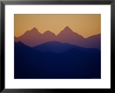North Cascade Panorama From Desolation Peak Fire Lookout Cabin by David Pluth Pricing Limited Edition Print image